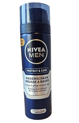 26,63 /L - NIVEA Rasierschaum Men - Protect & Care - 6er Pack (6 x 200ml)
