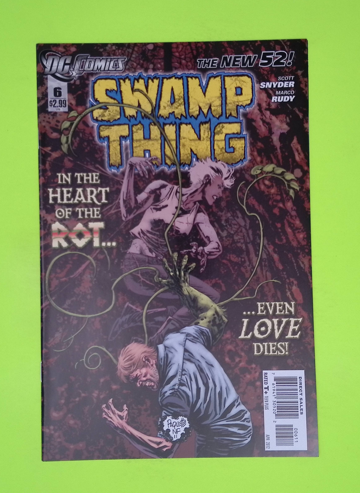 Swamp Thing #6 Vol. 5 2012 DC Comics High Grade Comic Book K78-203