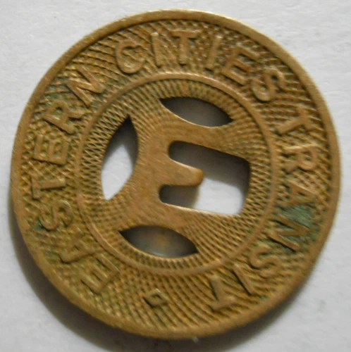 Eastern Cities Transit (East Los Angeles, California) transit token - CA240A - product listing photo