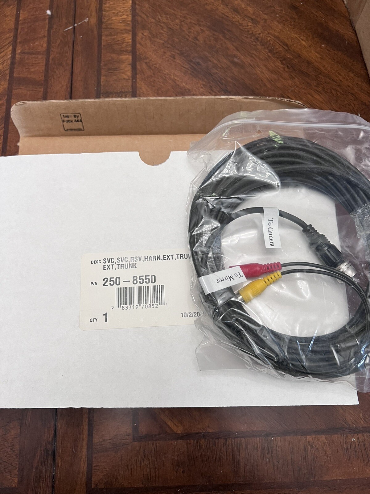 250-8550 Extension Harness Cable 30' ft Cord for Select Rostra Backup ...