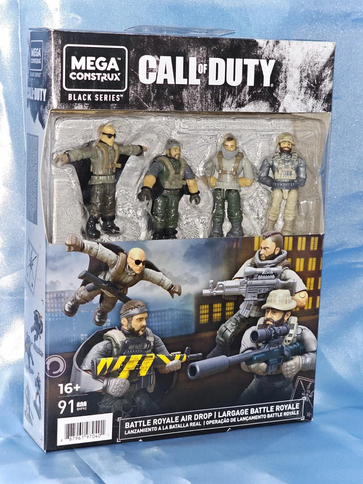 MEGA CONSTRUX BLACK SERIES CALL OF DUTY BATTLE ROYALE AIR DROP 91 PCS NEW - Image 4 of 4