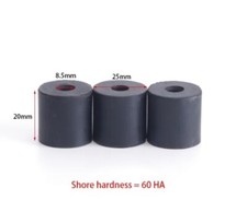 Kit elastómero para pedales de celda de carga