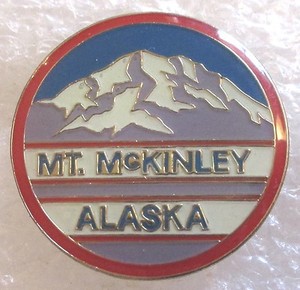 Mt. McKinley - Alaska Travel Souvenir Collector Pin Denali National Park