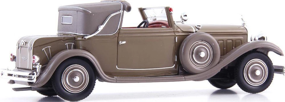 Autocult Escala 1:43 Minerva AL Tres Posiciones Cabriolet Van den Plas Beige Gris Foto 4 de 4