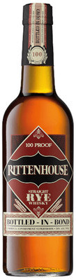 (49,66 /l) Rittenhouse Straight Rye Whiskey Bottled-in-Bond 50% 0,7l Flasche