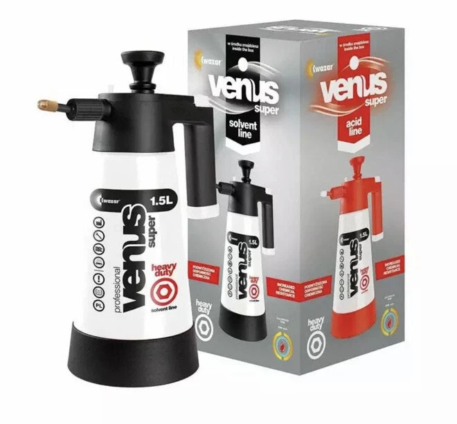 Venus Pro 1.5 Litre Solvent Pressure Sprayer, Workshop, Brake And Clutch Cleaner