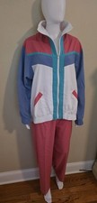 Vintage Alfred Dunner Made In USA Workout Suit Women's Size 16