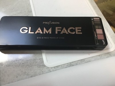 NEW Profusion Glam Face Eye and Face Makeup Case and Palette 8 Colors!