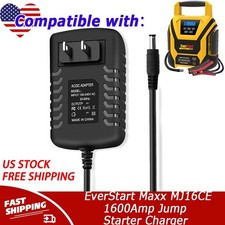 AC Adapter For EverStart Maxx MJ16CE 1600 Peak Amp Jump Starter Air Compressor