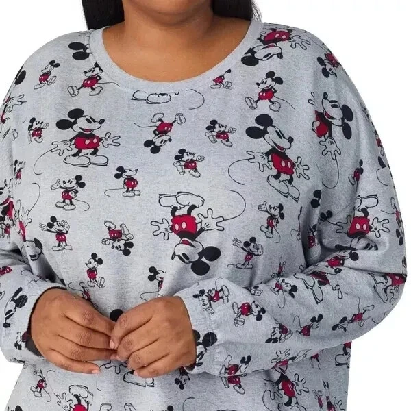 Disney Mickey Mouse Women's 2 Piece Lounge Pajama Set - Image 4 of 4