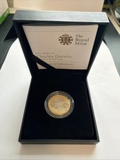 2009 Charles Darwin £2 Silver Proof coin with COA and box