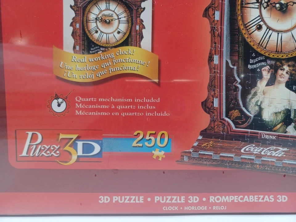 Wrebbit головоломка 3D головоломка Coca Cola Coke реальный рабочий часы совершенно новый запечатанный - Изображение 4 из 4