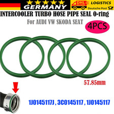 4stk Turboschlauch Dichtung Ladeluftschlauch für Audi Seat Skoda VW 3C0145117F