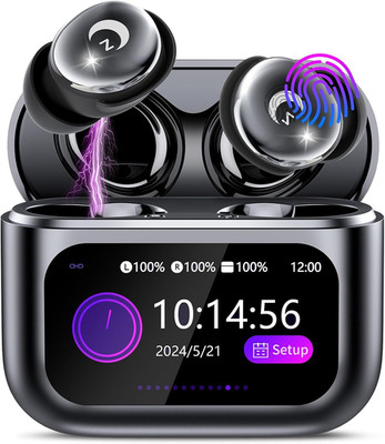 2026 Sleep Earbuds Bluetooth 5.4 in Ear Smart Touch Screen Ear Buds, 48H Playtim