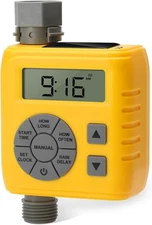 Sprinkler Timer, Programmable Irrigation Water Timer for Garden Hose, Solar/Batt