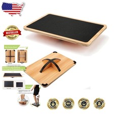 Pro Wooden Balance Board - Advanced Core Stre...
