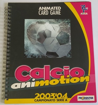 Calcio Animotion 2004 3D Animated Cards Leermappe