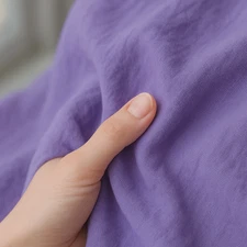 Medium Purple Linen Fabric by the Yard – Perfect for Clothing & Home Decor