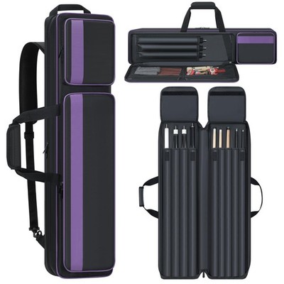 Pool Cue Case 4x5 - Padded Billiard Stick Bag 33.5