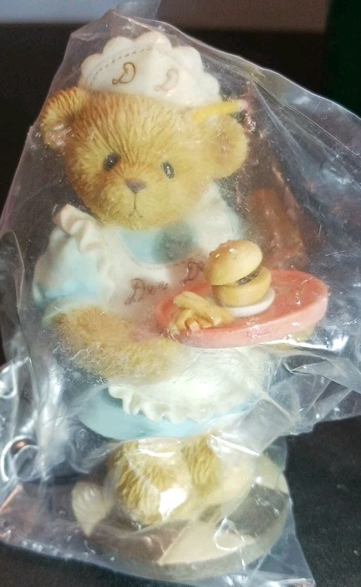 Cherished Teddies DEE DEE Figurine #110014 "Friendship Is Always On The Menu"