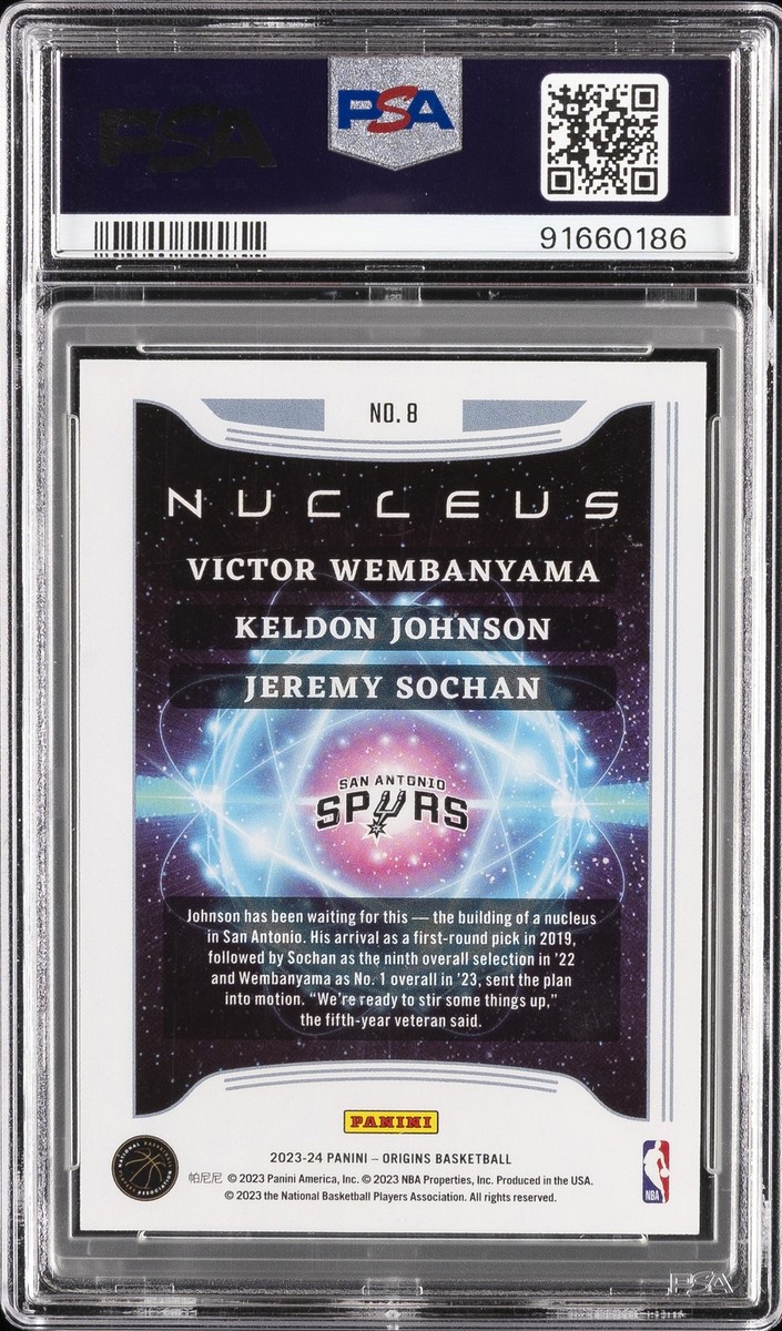 2023-24 Panini Origins - Nucleus Keldon Johnson, Jeremy Sochan