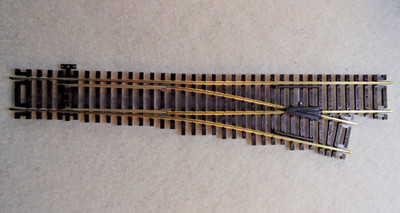 Atlas HO Scale Code 83 Nickle Silver Turnout Track Custom Line Switch Right  9''