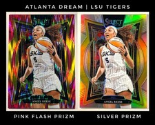 Angel Reese | PRIZM PAIR | 2025 Select WNBA #94| Pink Flash & Silver Prizms