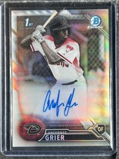 Grier, Anfernee - 2016 Bowman Chrome Prospect - Autograph - 488/499