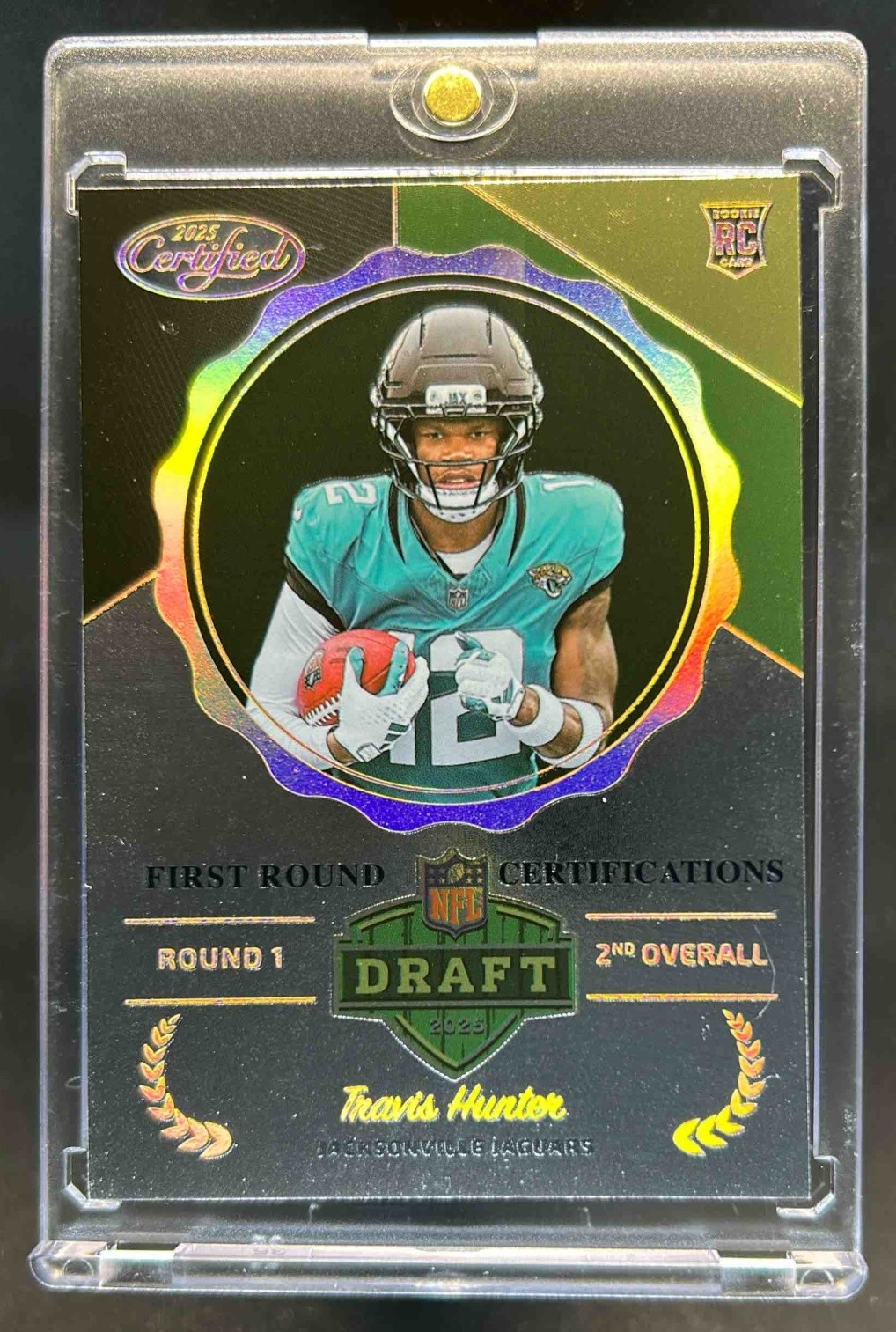 2025 Certified Travis Hunter First Round Certifications RC #FRC-THR