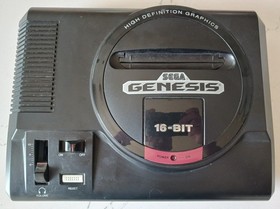 Original Sega Genesis Model 1 Console Power Cords Controllers 12 Games All Works