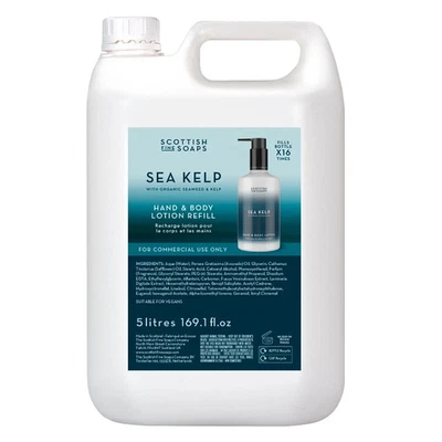 THE SCOTTISH FINE SOAP COMPANY Scottish Fine Soaps Sea Kelp Moisturiser - (Hand & Body Lotion) 5L