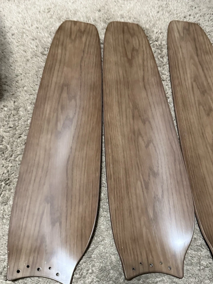 5X Plastic Fan Blades FOR Hampton Bay Ceva 54" 1008601948 Ceiling Fan READ - Image 2 of 4