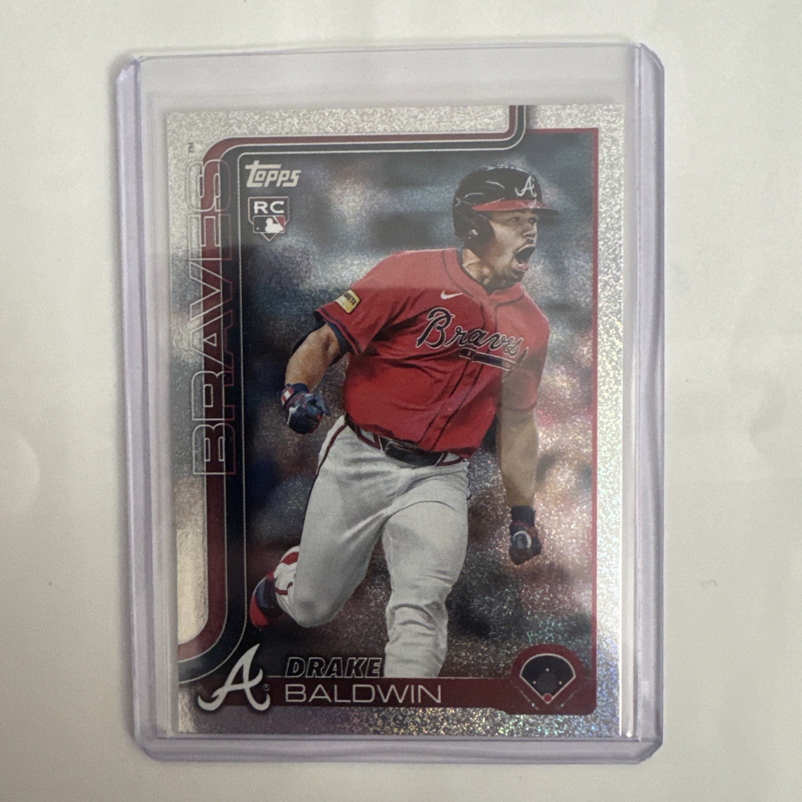 2025 Topps Update DRAKE BALDWIN RC #US87 SANDGLITTER Braves Rookie