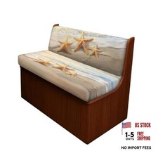 RV Dinette Cushion Covers Anti-Slip RV Seat Covers Couch Cover Starfish Beach