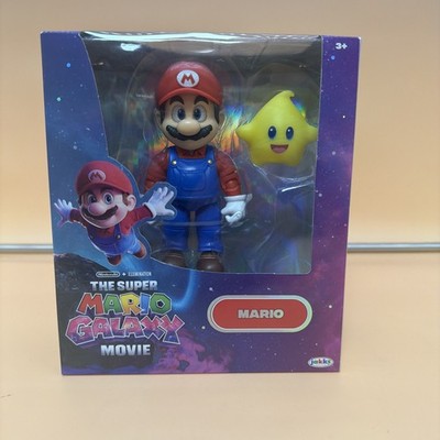 The Super Mario Galaxy Movie Mario 5'' Action Figure Series with Luma Star SEALED