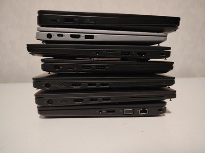 Lot of 7 Dell Latitude Laptops 2Touchscreen No SSD No Charger