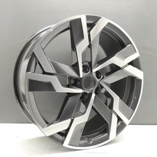 SKODA KAROQ GREY 19" DIAMOND CUT ALLOY WHEEL SAGITARIUS 57A601025AF GENUINE X1