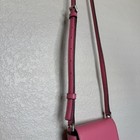 Kate Spade Staci Flap Leather Phone Crossbody Black K4826 Hot Pink Saffiano