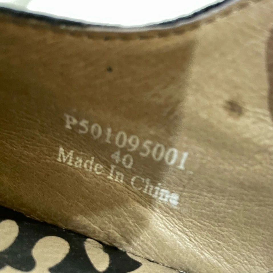 FLY London кожи Мэри Джейн на танкетке - черный ЕС 40 США 9 - 9,5 - Изображение 4 из 4