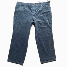 Slimming Women's Gloria Vanderbilt Amanda Jeans -Smokey Eyes Gray - Corduroy 24W