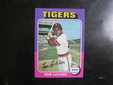 1975 Topps # 628 Ron LeFlore rookie Card Detroit Tigers Nice Ex-NM to NM