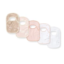 Burts Bees Baby Organic Baby Bibs – 100 Cotton Newborn Infant Bibs for Baby
