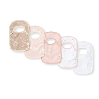 Burts Bees Baby Organic Baby Bibs   100 Cotton Newborn Infant Bibs for Baby