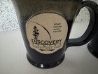 2 Sunset Hill Stoneware Mugs Albany Pine Bush Discovery Center, Blue And Brown — photo 3