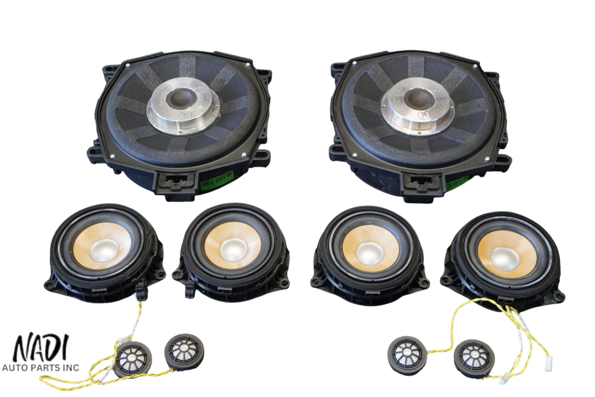 F10曲家 2015 - 2018 BMW F85 X5M BANG & OLUFSEN SPEAKER SET OF 10 OEM