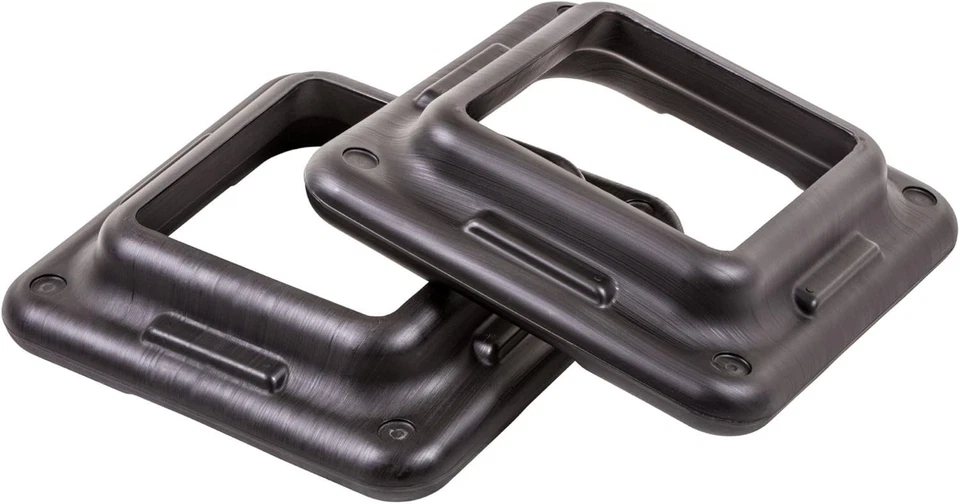 Elevadores de pasos aeróbicos Health Club - negros, 2 unidades para entrenamientos mejorados Foto 3 de 4