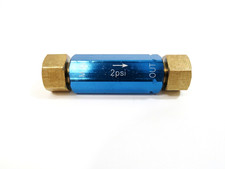 2 Lb Residual Pressure Valve Blue Aluminum 18 Npt Brake Check Valve 2 Lb Residual Pressure Valve Blue Aluminum 18 Npt Brake Check Valve