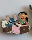 Fantasy Disney Pin Lot Stitch Lilo Baby bottle coffee Beach Tower Terror #A49 — photo 2