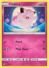 Clefairy (39) 39/68 Common Hidden Fates NM