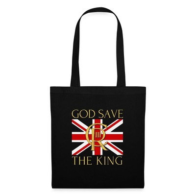 King Charles III God Save The King Flagge Stoffbeutel